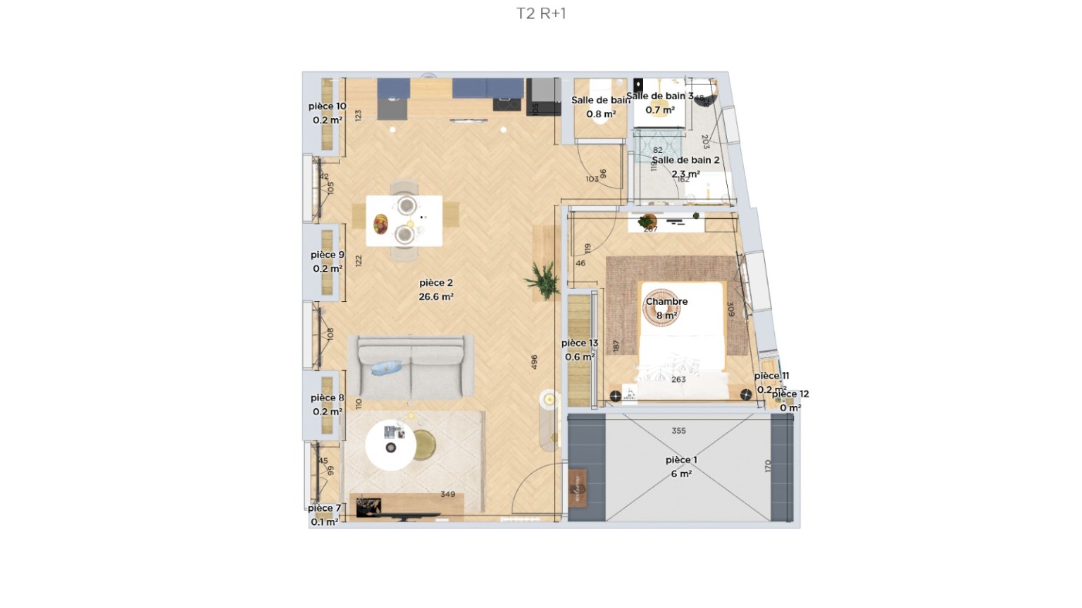 Plan 2D et optimisation des espaces