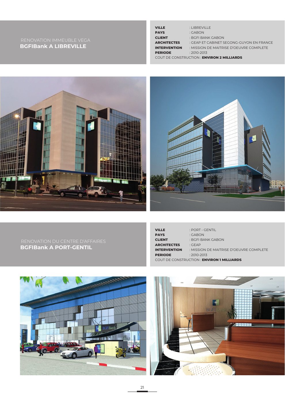 BGFI Bank - Libreville et Port-Gentil