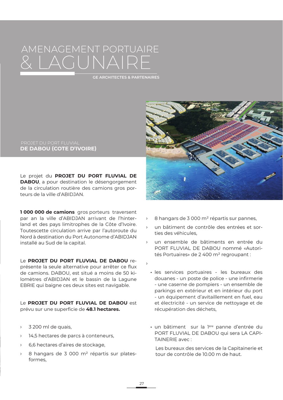 Port fluvial et lagunaire de Dabou