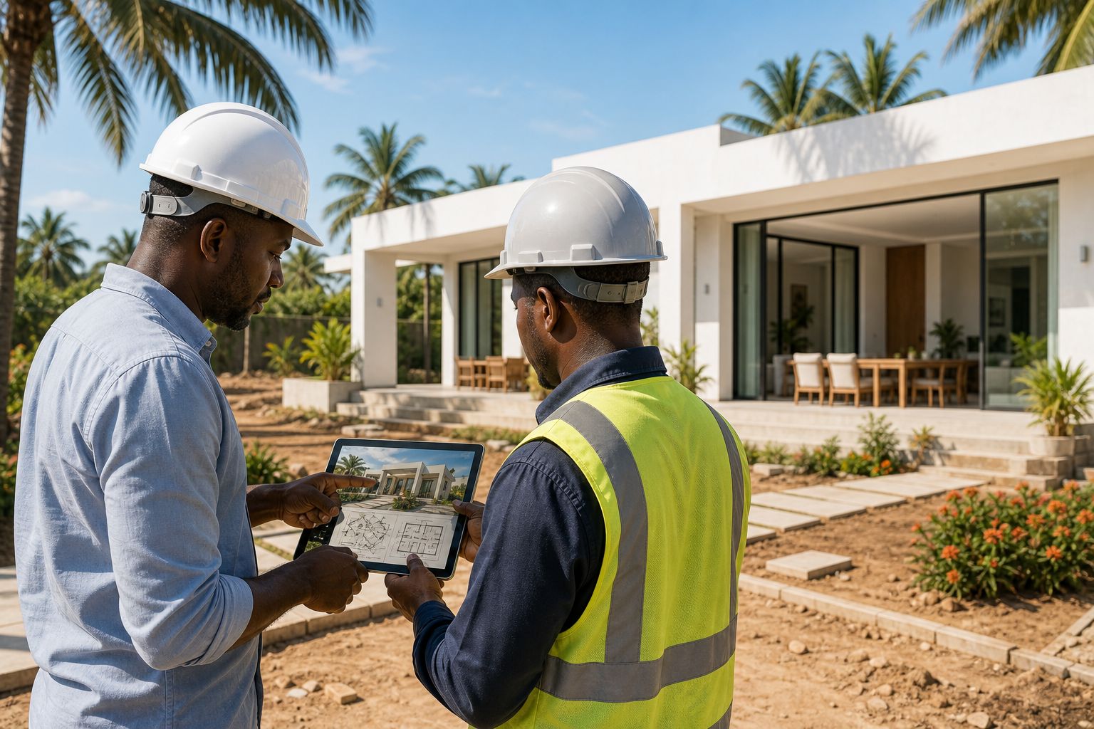 Techniciens et suivi de chantier premium