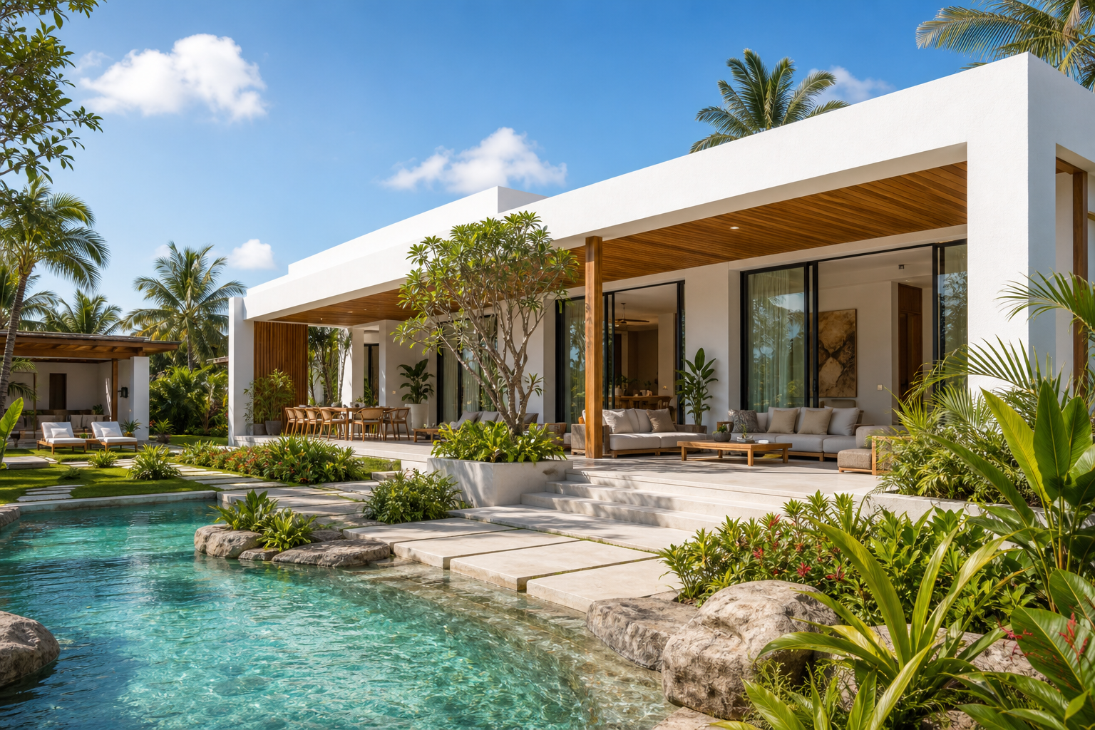 Villa contemporaine liée à l'approche architecturale ARASAKA GEAP